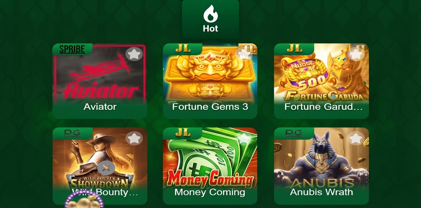 Hot and trending 7e777 games